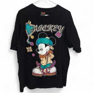 Vintage Mickey Unlimited One Size Disney T Shirt Hip Hop Mickey